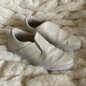 Nike leather slip-on sneakers